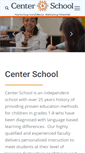 Mobile Screenshot of centerschoolpa.org